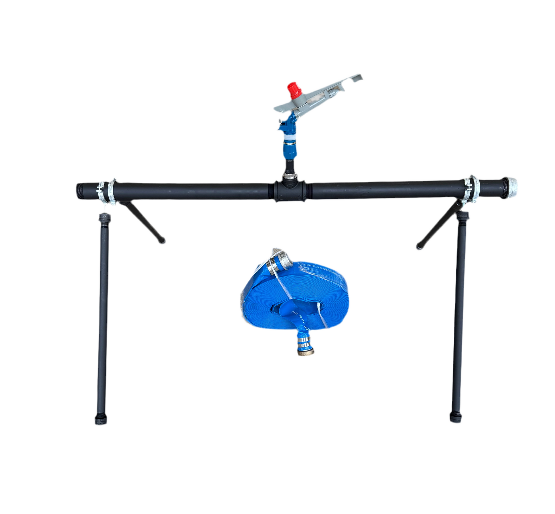 Manifold, output, 2”, valve, ntp, metal, wildfire, roof, top, sprinkler, kit, gas, water, pump, fire, hose, tripod, prevention, safe, house, burn, down,