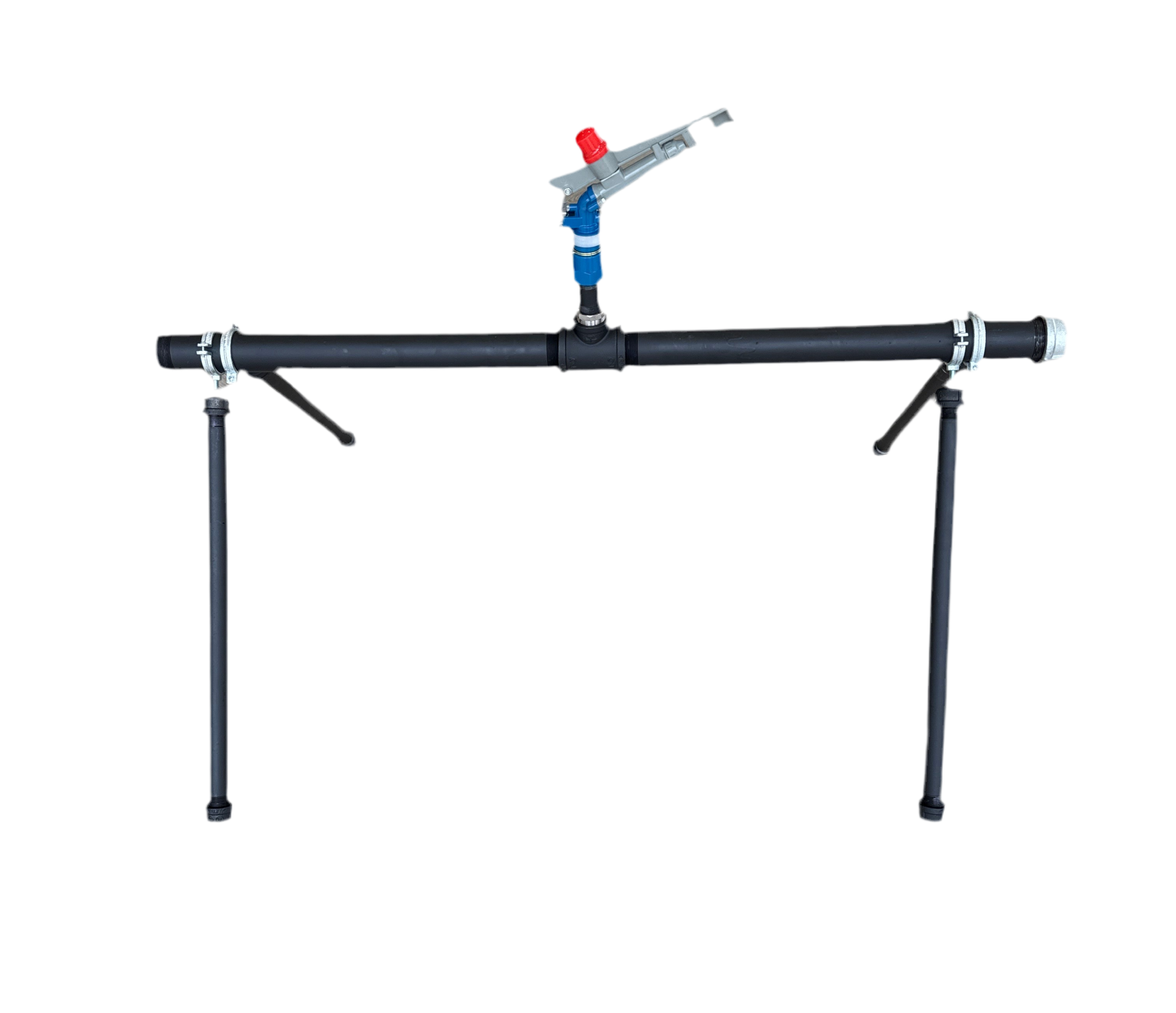 Three Riser Sprinkler System Wildfire Rooftop Sprinkler System 3/4” Inlet to 3/4” Impact Sprinkler ...